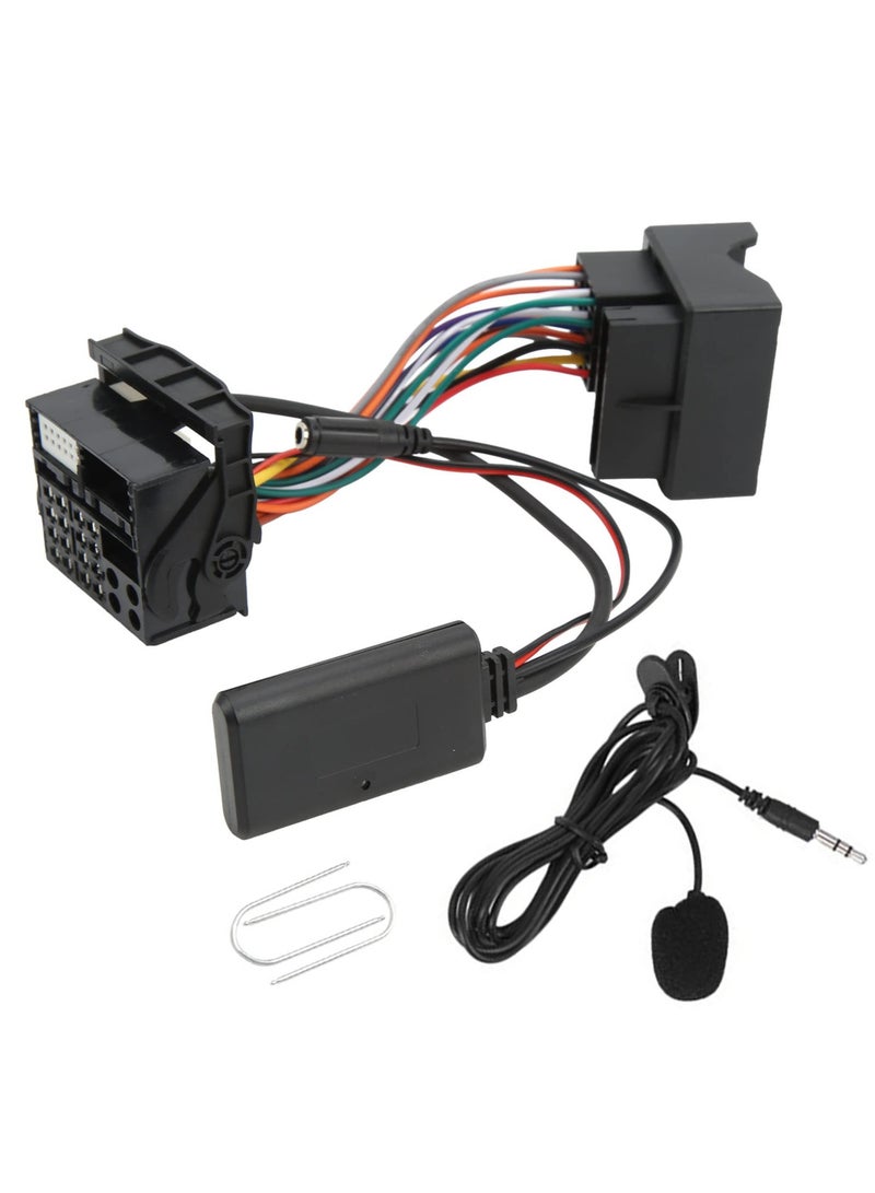 Wireless Bluetooth 5.0 Audio Adapter with Mic for BMW E46 3 Series, Handsfree Music and AUX Input - Image 1