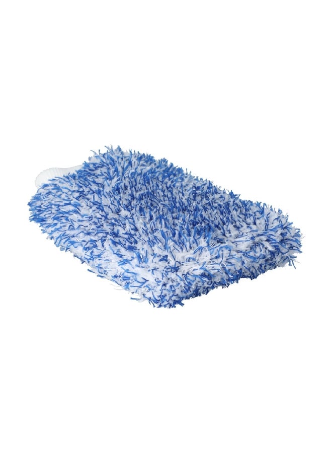 أوتو سمارت قفاز تنظيف السيارة مصنوع من الالياف الدقيقة بلون ازرق وابيض مقاس 25 × 19 سم منFLD-SA003 - Image 4