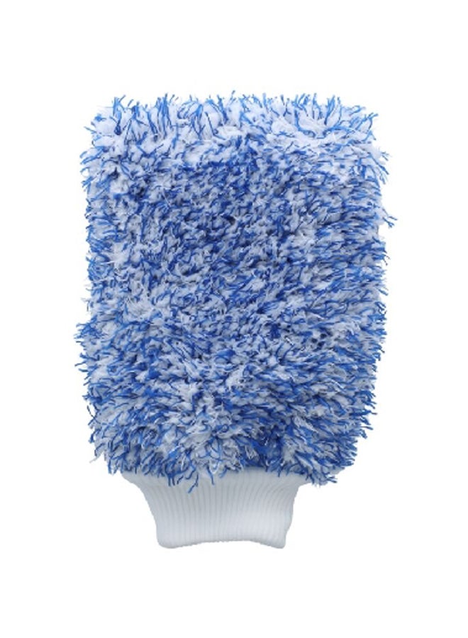 أوتو سمارت قفاز تنظيف السيارة مصنوع من الالياف الدقيقة بلون ازرق وابيض مقاس 25 × 19 سم منFLD-SA003 - Image 1