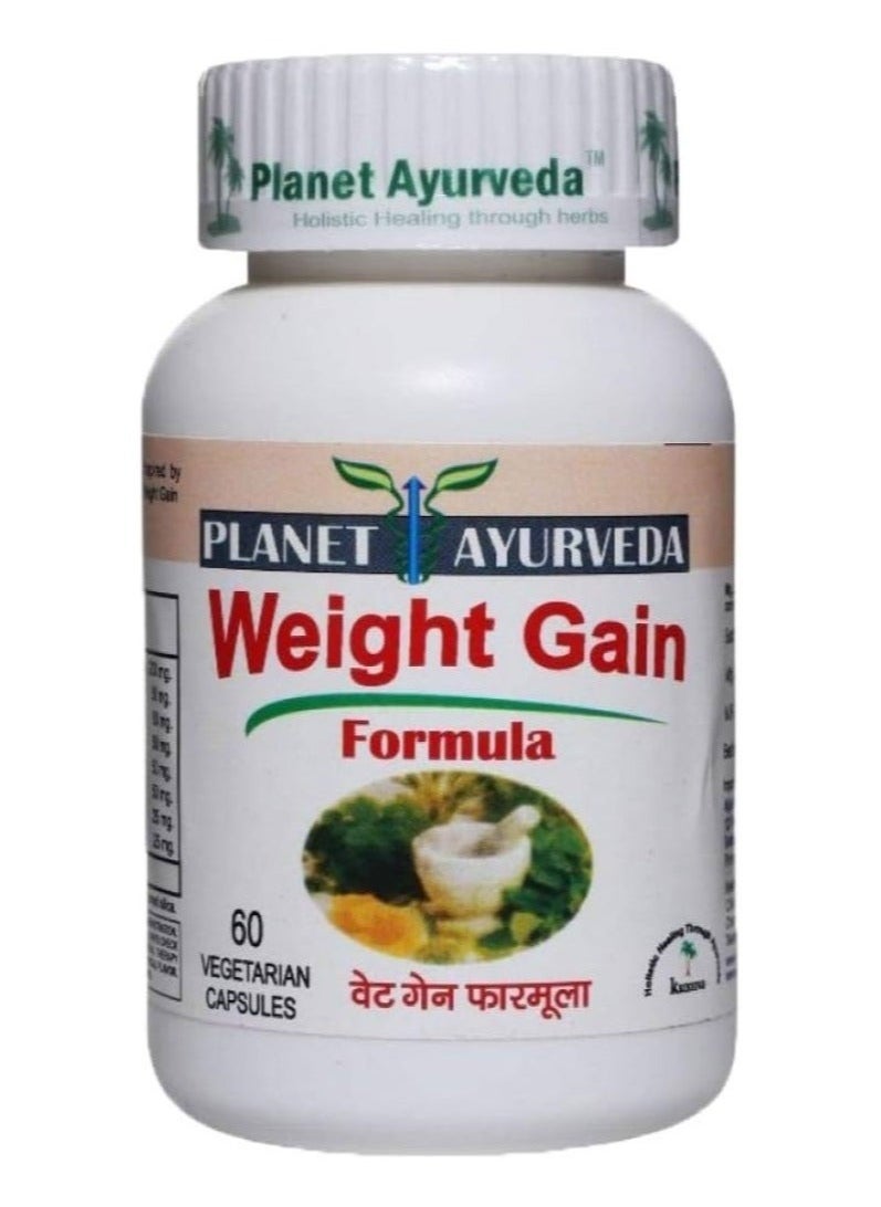 planet ayurveda - Formula For Weight Gain 60 Caps - Image 1