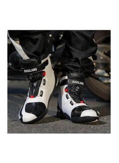 Verci White New High-top Motorbike Shoes Warm Windproof Four Seasons Traction Riding Shoes Motorbike Equipment (43 EUR)  - Image 4