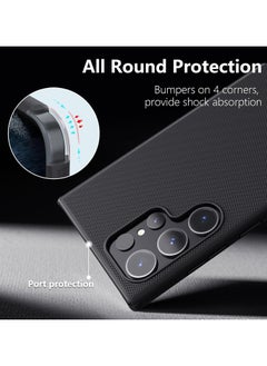 Nillkin Nillkin Case Cover Super Frosted Pro  Case Anti-Scratch & Slip For Samsung Galaxy S24 Ultra (Black)  - Image 2