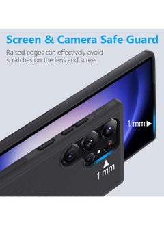 Nillkin Nillkin Case Cover Super Frosted Pro  Case Anti-Scratch & Slip For Samsung Galaxy S24 Ultra (Black)  - Image 5