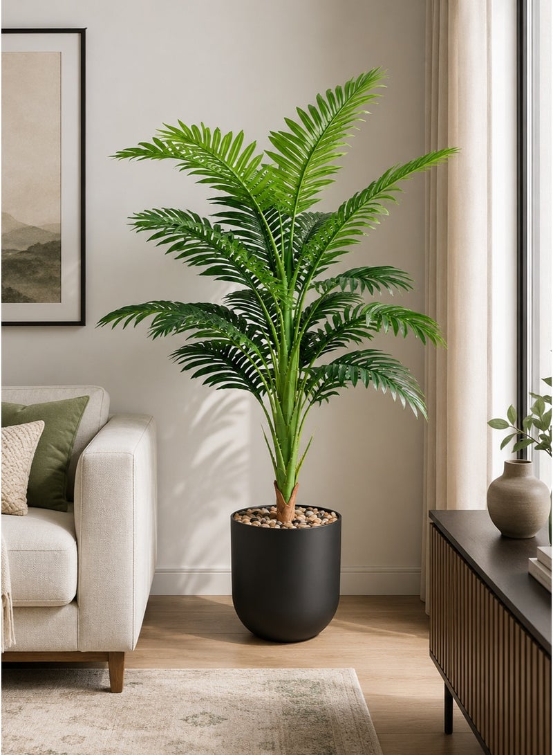 Tala Artificial Palm Tree, 115 cm Height | Realistic Natural Design with Elegant Planter for Indoor Decoration - Image 3