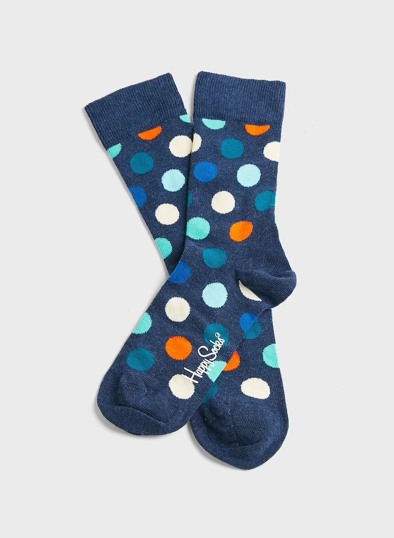 Happy Socks 3 Pack Classic Multi Color Socks Gift Set