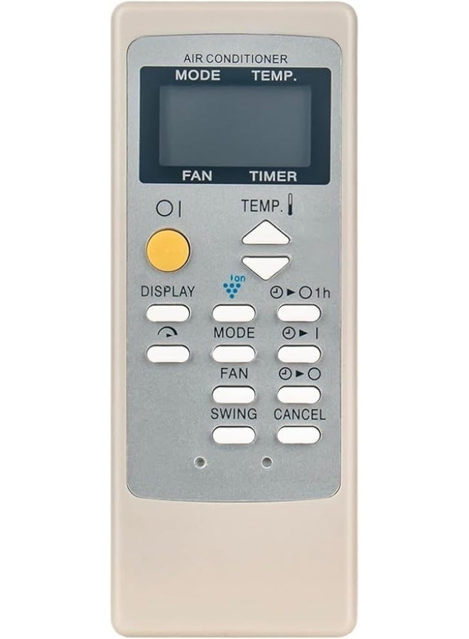 Replacement Air Conditioner Remote Control with LCD Display, Cooling, Heating, Fan and Timer Functions, Compatible with Sharp AC - Image 1
