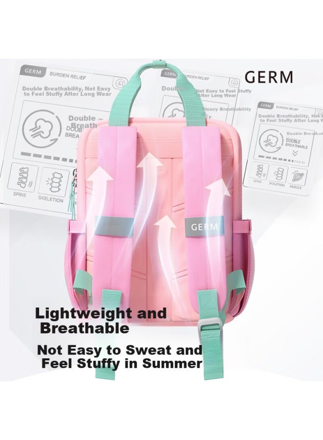Germ Kindergarten Girls Children's Backpack First Grade Primary School Baby Outing Double Shoulder Bag Milk Candy Rabbit - Image 3