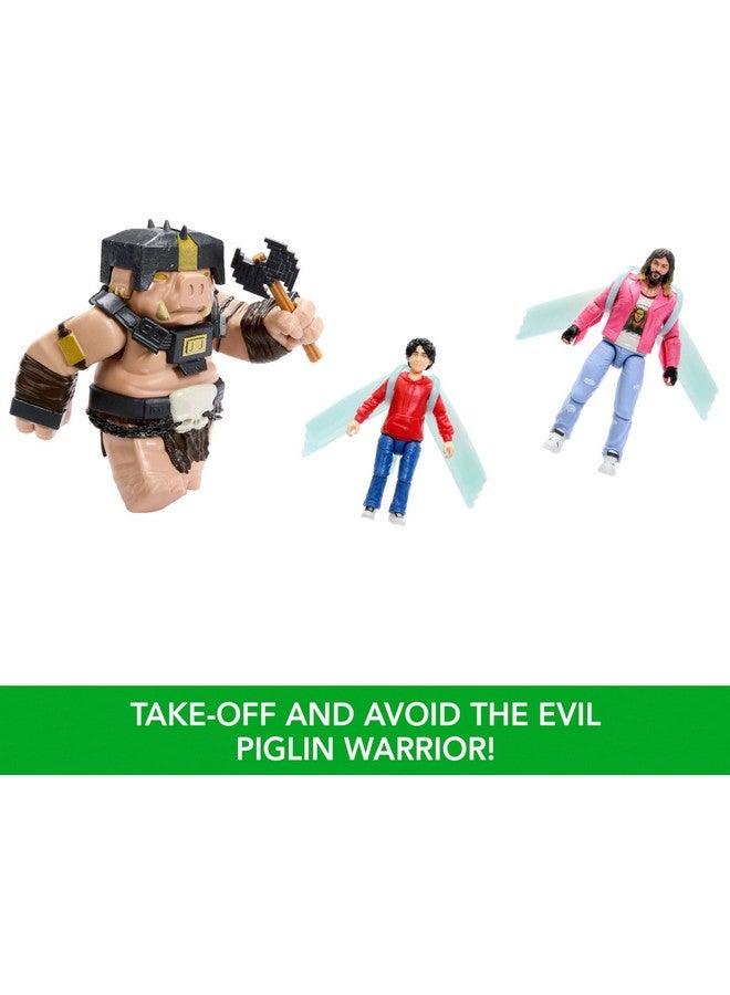 MINECRAFT مجموعة قصة ماينكرافت من ماتيل مع 3 شخصيات حركة و 4 ملحقات، مجموعة شخصيات هروب مصممة بشكل جيد مستوحاة من فيلم، مجموعة ألعاب قابلة للجمع - Image 4