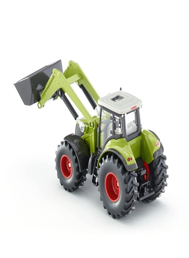 Siku 1979, Claas Axion 850 with Front Loader, 1:50, Metal/Plastic, Green, Movable Shovel, Rear Hitch, Can be Combined Trailers of The Same Scale - Image 4