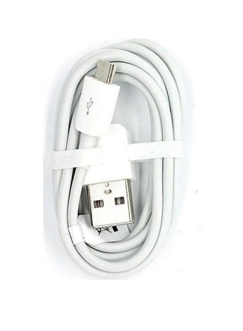 18W Fast USB Travel Adapter with Micro USB Cable for Samsung Galaxy S7 / S7 Edge / S6 / S6 Edge / A9 (2016) / Note 6 / S5 / S4, Note, LG, Nexus, Nokia etc. (White) - Image 4