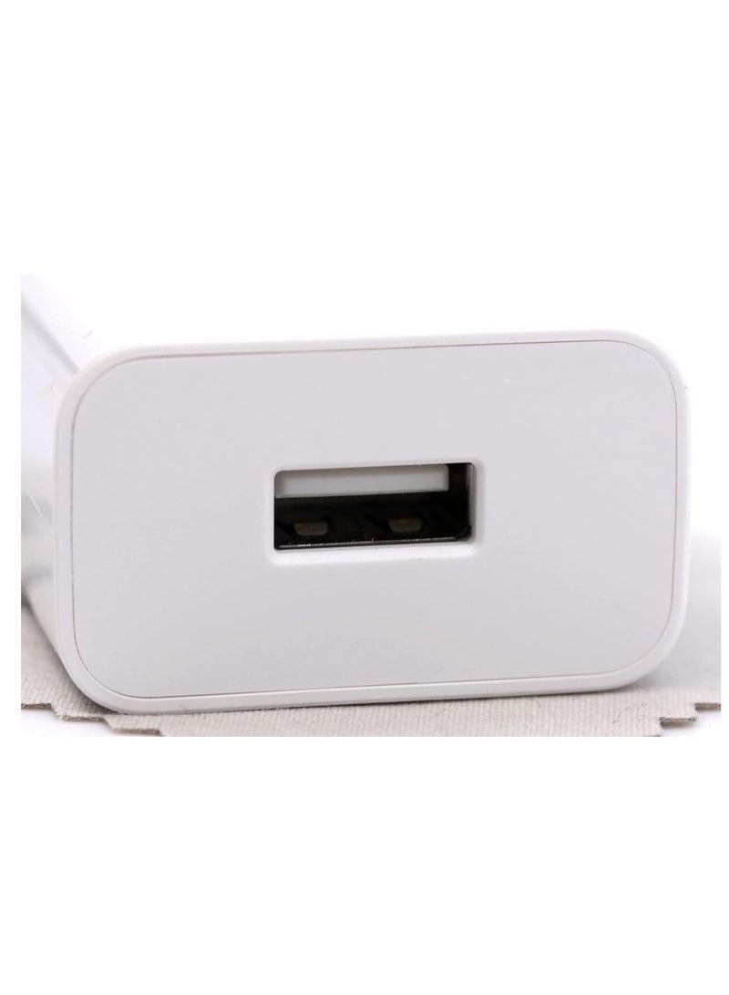 18W Fast USB Travel Adapter with Micro USB Cable for Samsung Galaxy S7 / S7 Edge / S6 / S6 Edge / A9 (2016) / Note 6 / S5 / S4, Note, LG, Nexus, Nokia etc. (White) - Image 5