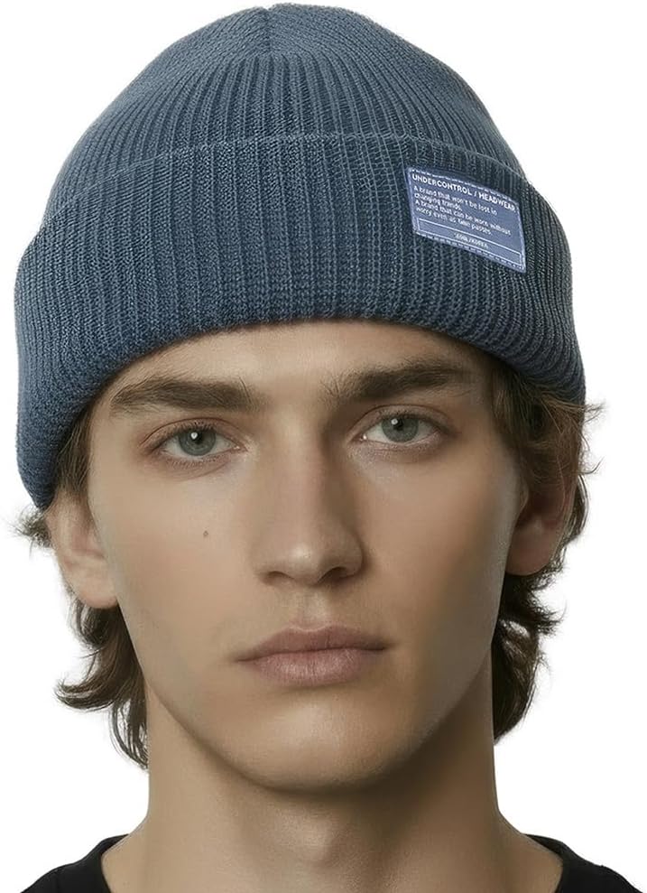 UNDERCONTROL Store Winter Trawler Fisherman Beanie Men Women Unisex Stylish Plain Docker Skull Hat Roll up Watch Cap Color Pack - Image 1