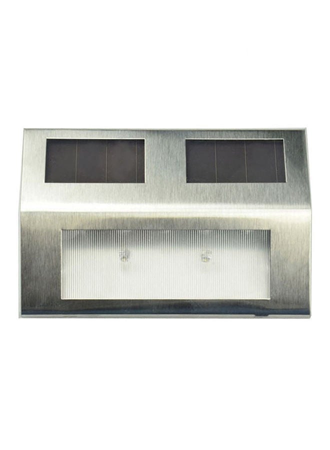 NIBEMINENT LED Solar Garden Fence Light White/Yellow 14x2.3x9.5centimeter - Image 1