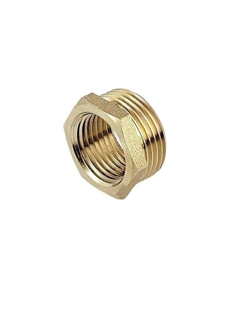 Click to open expanded view Brass Reducer Bush 1 X 1/2  - Image 2