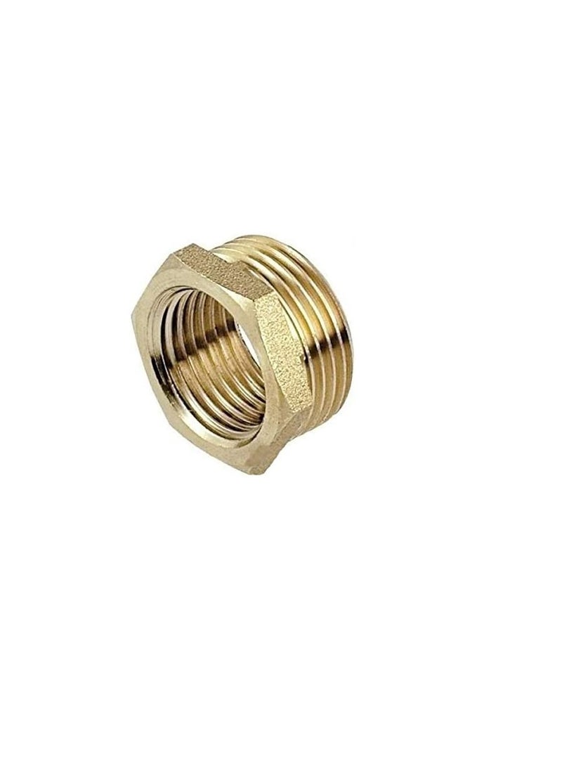Click to open expanded view Brass Reducer Bush 1 X 1/2  - Image 3