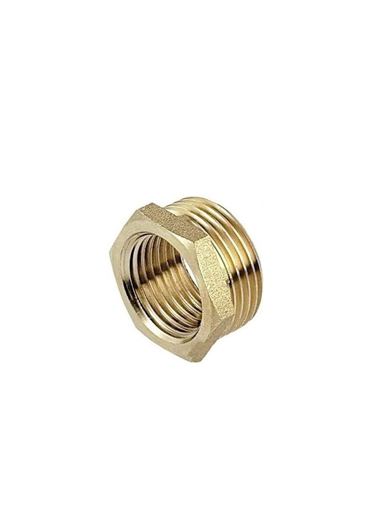 Click to open expanded view Brass Reducer Bush 1 X 1/2  - Image 1