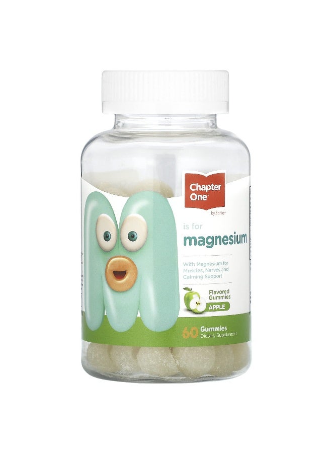 Chapter One Chapter One, Magnesium Gummies, Apple, 60 Gummies  - Image 1