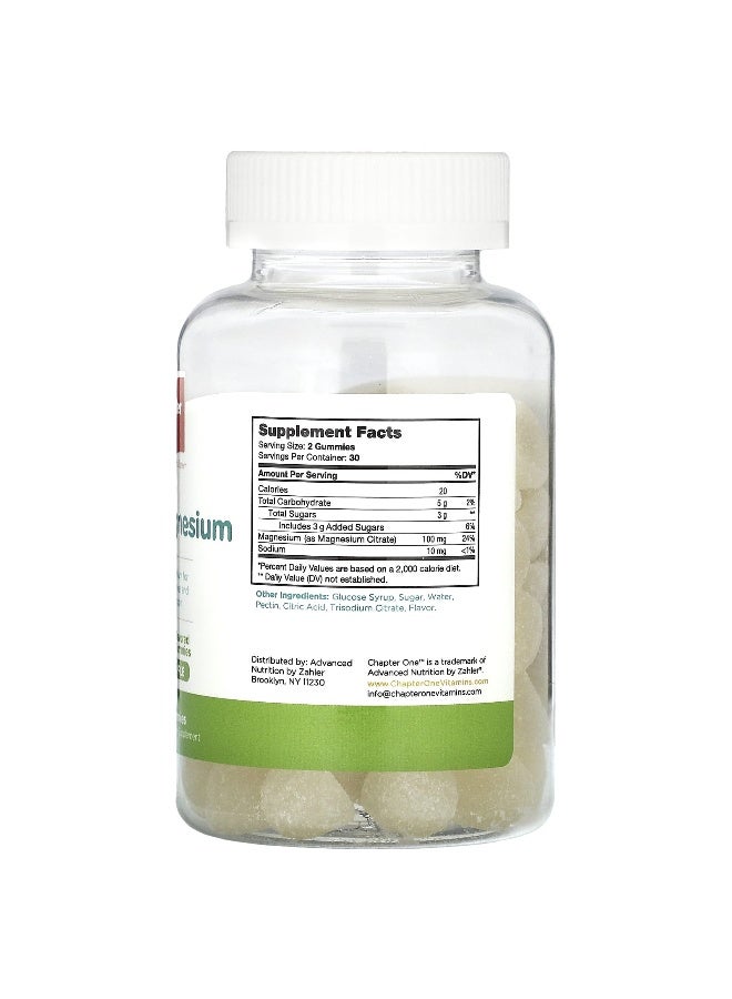 Chapter One Chapter One, Magnesium Gummies, Apple, 60 Gummies  - Image 2