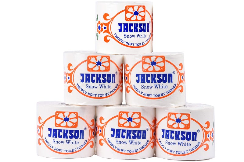 Jackson Toilet Paper Super Jumbo Size (Pack Of 9) Roll 550 Pulls/Roll 175gms/Roll Guaranteed - Image 1