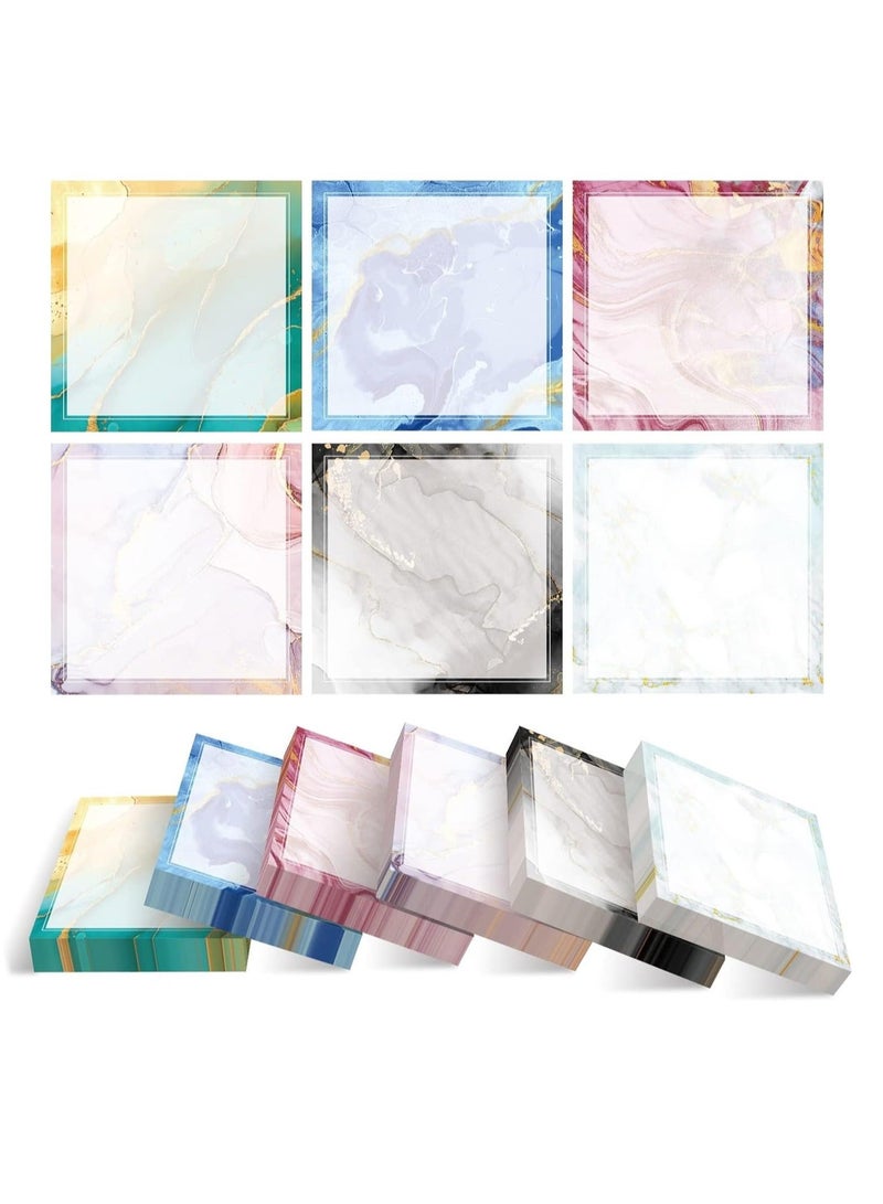 Captaintech Sticky Note Pads, Versatile & Stylish 600-Sheet Sticky Note Pads, Multiple Aesthetic Designs - Ideal for Messages, Lists & Reminders - Image 1