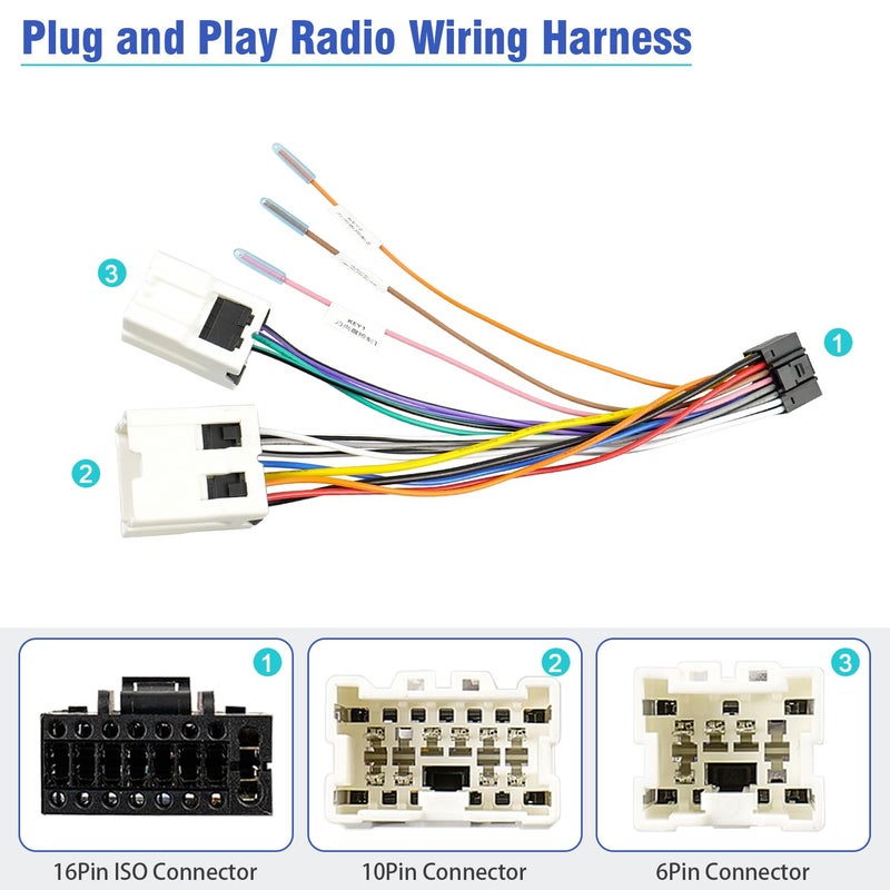 Jayubien Radio Wire Harness for Nissan Stereo Connector - Compatible with Altima, Frontier, Xterra, Murano, Armada, Pathfinder, Quest, Infiniti Titan - Image 3