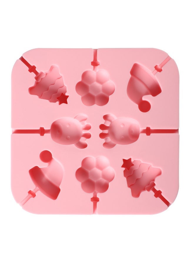 Silicone Lollipop Mold With Lid Chocolate Candy Mold Silicone Cheese Stick Mold Processing Customization-Color - Image 1