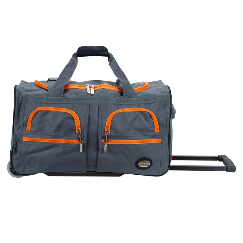 Rockland Rolling Duffel Bag Charcoal 22