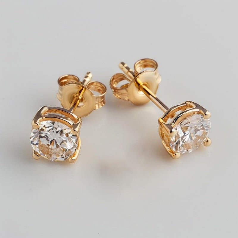 COOLJOY 14K Gold Earring Backs Ear Locking 6 Piece for Stud Ear Rings 3 Pairs - Image 3