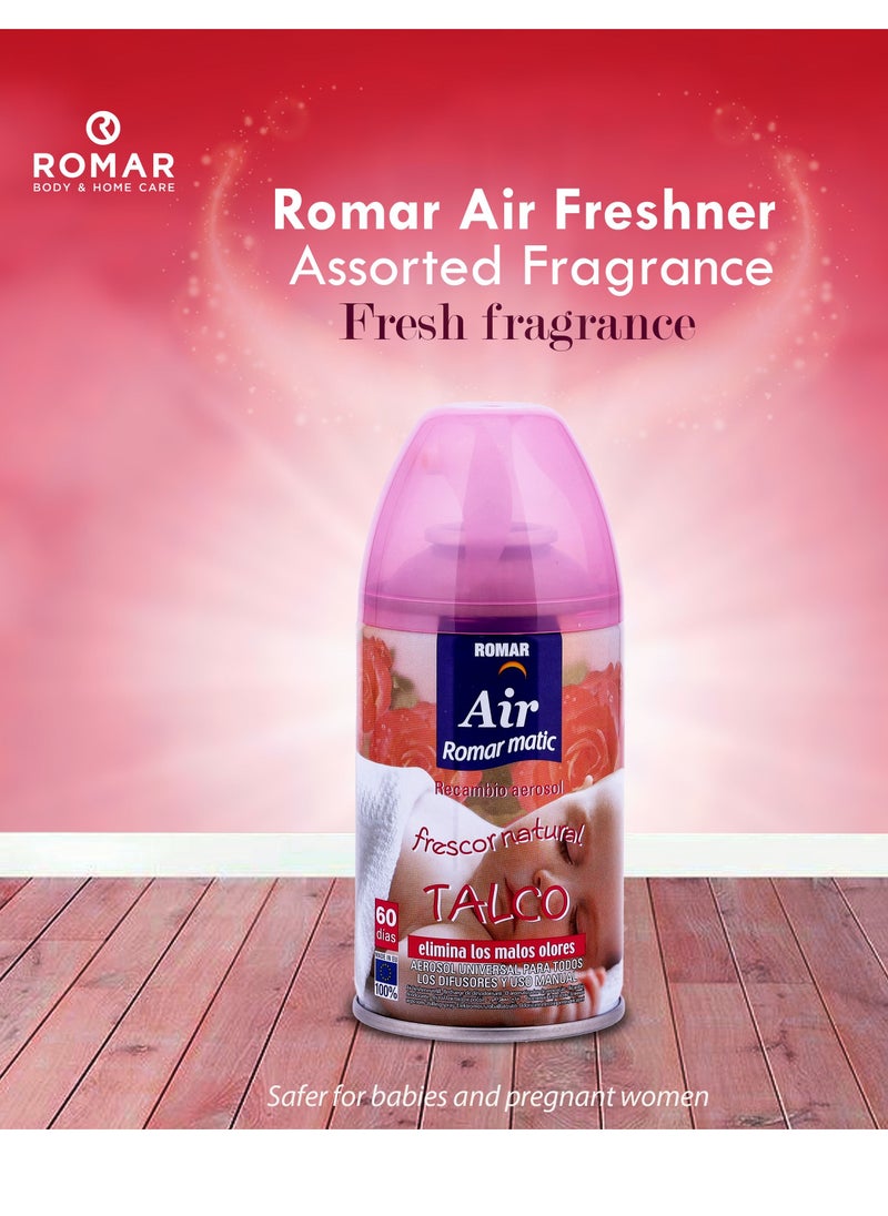 Romar - Romar Air Freshner Assorted Fragrances Long Lasting Freshness Bedroom Living Room Workspaces 250ml - Image 1