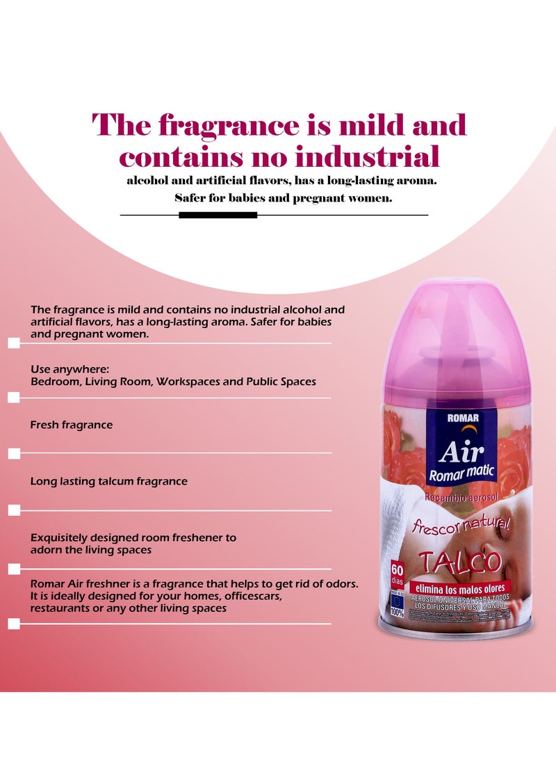 Romar - Romar Air Freshner Assorted Fragrances Long Lasting Freshness Bedroom Living Room Workspaces 250ml - Image 1