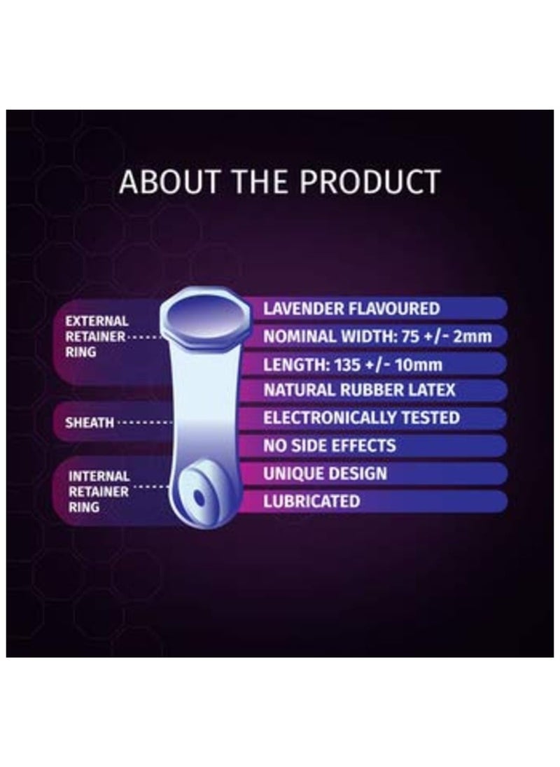 PEE SAFE - Domina Female Condom with Soft Inner Sponge Count 2 No Artificial Colour/Dye - Image 1