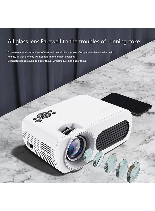 Mi VAZA Portable Projector - Support 8K Video - Native 1080P Full HD - Home Theater - 300 ANSI Lumens - Compatible with TV/Pad/Laptop/iPhone/Android/PS4/HDMI/USB/TV BOX/PS5/Laptop/Game Console - Image 3