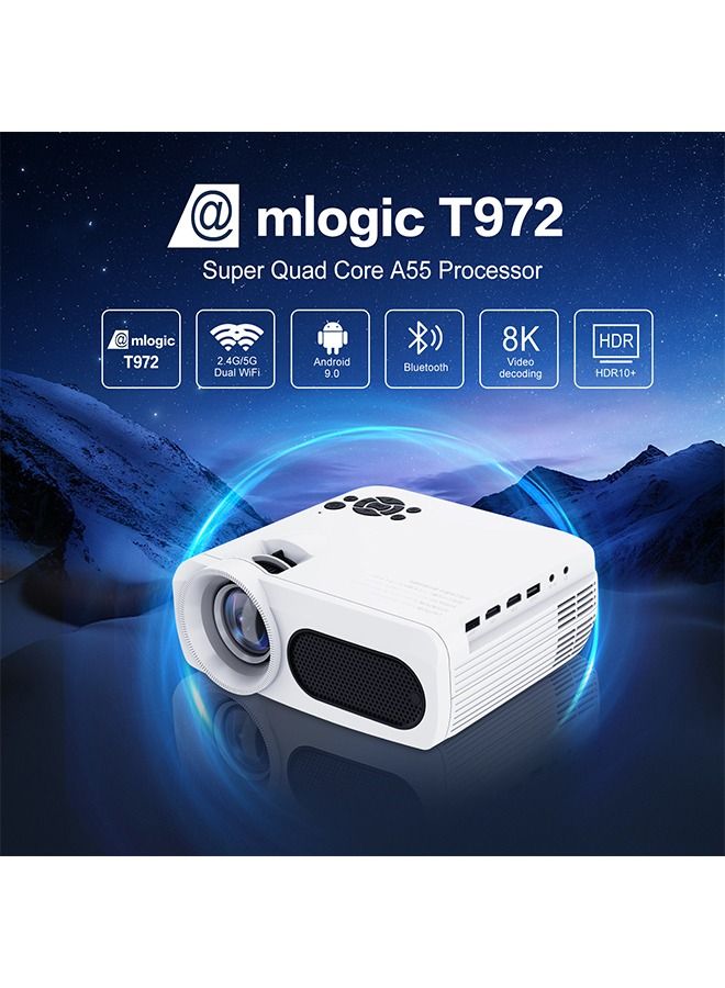Mi VAZA Portable Projector - Support 8K Video - Native 1080P Full HD - Home Theater - 300 ANSI Lumens - Compatible with TV/Pad/Laptop/iPhone/Android/PS4/HDMI/USB/TV BOX/PS5/Laptop/Game Console - Image 5