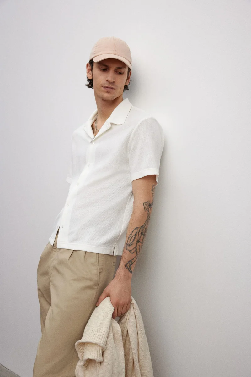 H&M Regular Fit Lyocell-blend trousers