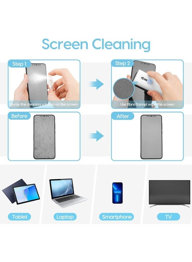 ELTRAZONE Ultimate Electronic Device Cleaning Kit - Laptop Screen Cleaner, Keyboard Brush, Airpod and MacBook Pro Cleaning Set - 7-in-1 Multi-Function Tools for Fast and Effective. - Image 4