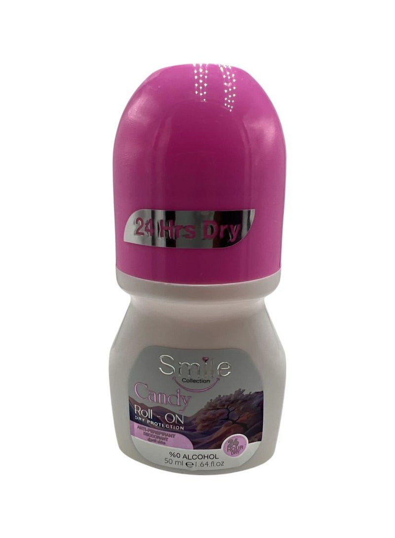 سمايل مزيل عرق كاندي رول أون مضاد للتعرق 50 مل
