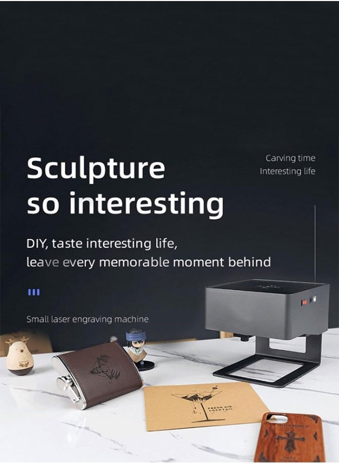 DAJA - DJ6 Engraver  For DIY Handcraft Logo Mark Printer 80x80mm Carving Area With 4PCS Raised Columns And Goggles Support Wireless Mobile Connection Wood - Image 1