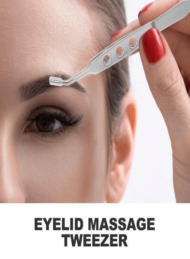 Beaupretty Stainless Steel Gland Expressor Eyelid Gland Massage Tweezer Clogged Relief Tool - Image 3