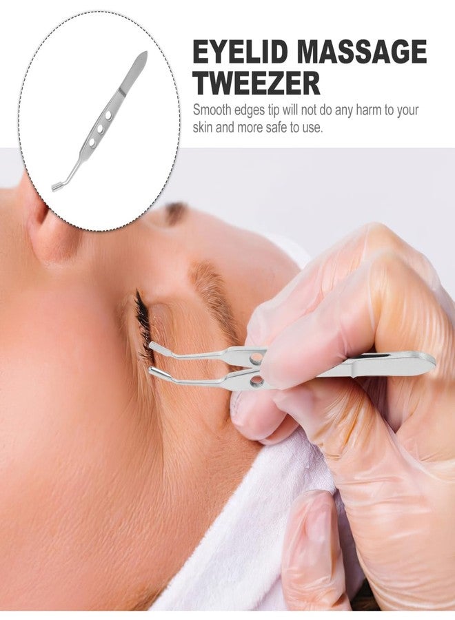 Beaupretty Stainless Steel Gland Expressor Eyelid Gland Massage Tweezer Clogged Relief Tool - Image 4