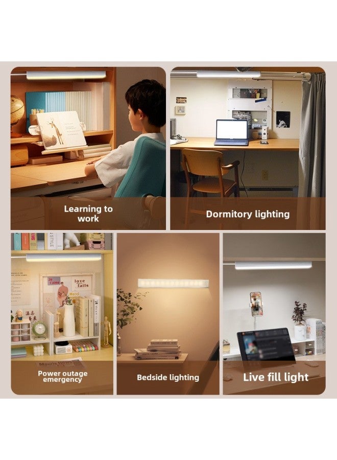 Eye Protection Desk Lamp For Learning College Students LED Dormitory Lamp Bedside Lamp Bedroom Lamp Eye Protection Cool Lamp Desk Reading Lamp-Color:20cm White Light Model-reading Light-Size:Usb Plug-in Model With 1.5m Wires  - Image 3