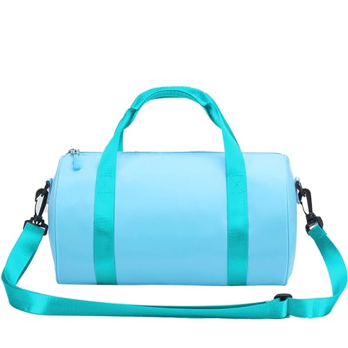 W WINTMING Ballet Dance Bag Mini Gym Bag Lightweight Small Duffle Bag 10L Cute Crossbody Bag for Yoga Swimming Sport SkyBlue - Image 1