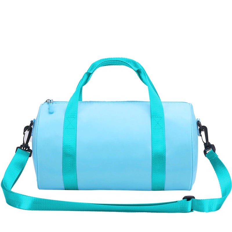 W WINTMING Ballet Dance Bag Mini Gym Bag Lightweight Small Duffle Bag 10L Cute Crossbody Bag for Yoga Swimming Sport SkyBlue - Image 2