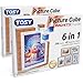 TOSY Picture Cube Frosty Friends 6in1 Magnetic Picture Puzzle 48 Blocks 288 FacesMagnets 08 in B002 Seamless UV Art DisplayReady Frame Collectible STEM Gift for Kids Adults 2Pack - Image 2
