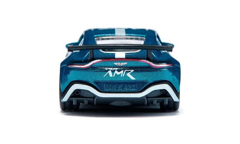Siku 1577, Aston Martin Vantage GT4, Toy Car, Metal/Plastic, Blue, Metallic Paint, Huge Rear Wing, Sport Tyres, Detailed Design - Image 5