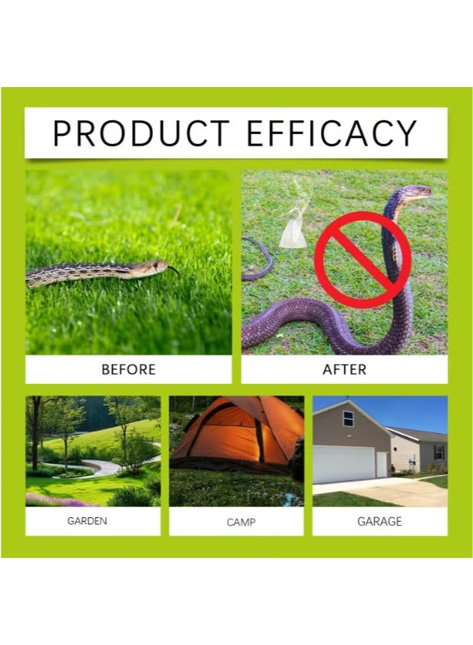 MOONSPRY Convenient outdoor snake repellent scent to repel snakes and prevent snake intrusion. 10 Snake Repellents + 3 Mesh Bags  - Image 2