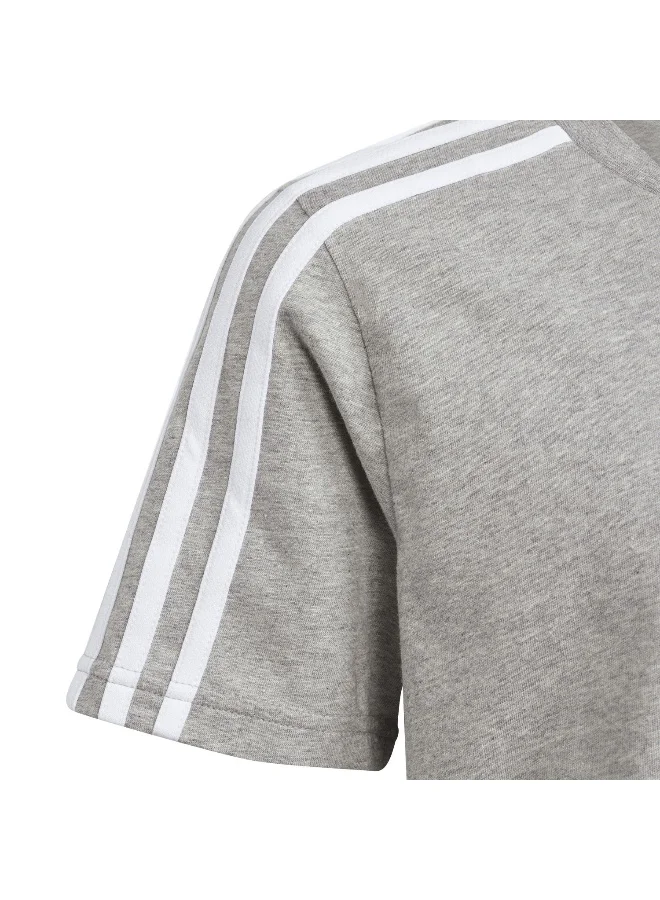 Adidas U 3S Tee Grey Training T-Shirts 7-8Y