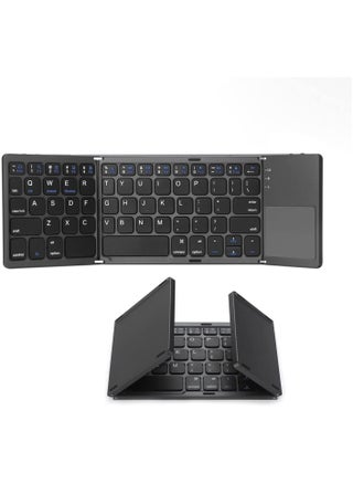 Foldable Blue Bluetooth Keyboard with Touchpad – Portable 19-Key Wireless Keyboard for Tablets and Everyday Use - pzsku/Z84F6D891CF4BF89ACA0EZ/45/1747554212/ecb84551-006e-4cc8-80d3-dc780c82f125