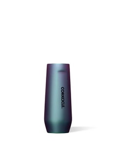 CORKCICLE Stemless Flute, Triple Insulated Stainless Steel, Easy Grip, Non-Slip Bottom, Keeps Beverages Chilled For 9 Hours, Dragonfly, 8 Oz 