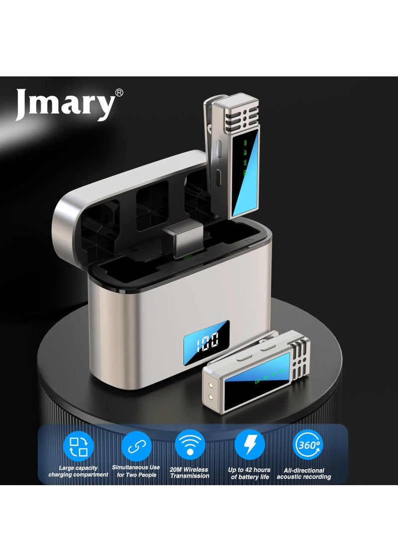 Jmary MW-15 USB-C  Type-C Port 2.4G Lavalier Wireless Microphone - Image 5