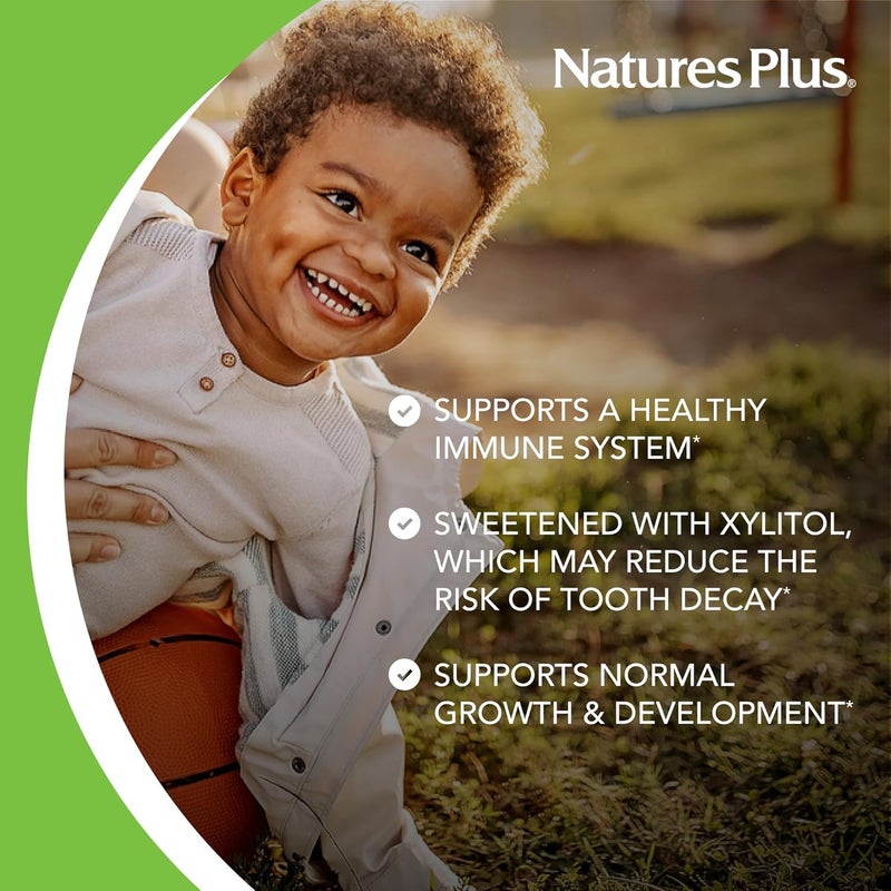 NaturesPlus Natures Plus Animal Parade Gold Multivitamin Childrens Chewables  Watermelon Flavor  120 AnimalShaped Tablets  Vitamin D3 K2  Probiotics  Vegan Gluten Free  60 Total Servings - Image 4